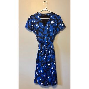 Banana Republic Wrap Dress Floral Wrap Dress M